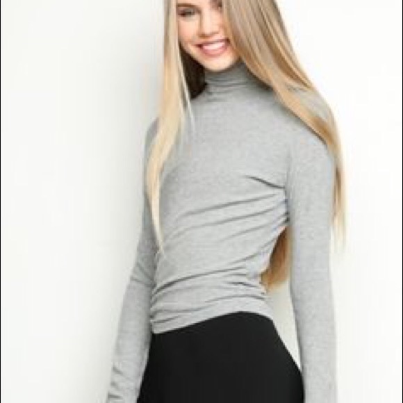 Brandy Melville Grey Turtleneck 